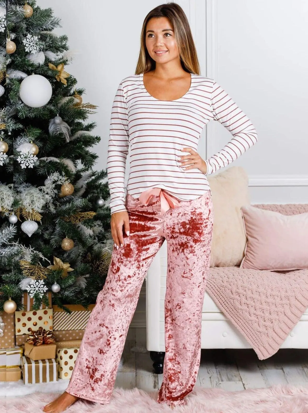 Mommy and Me Velvet Crush Lounge Pants