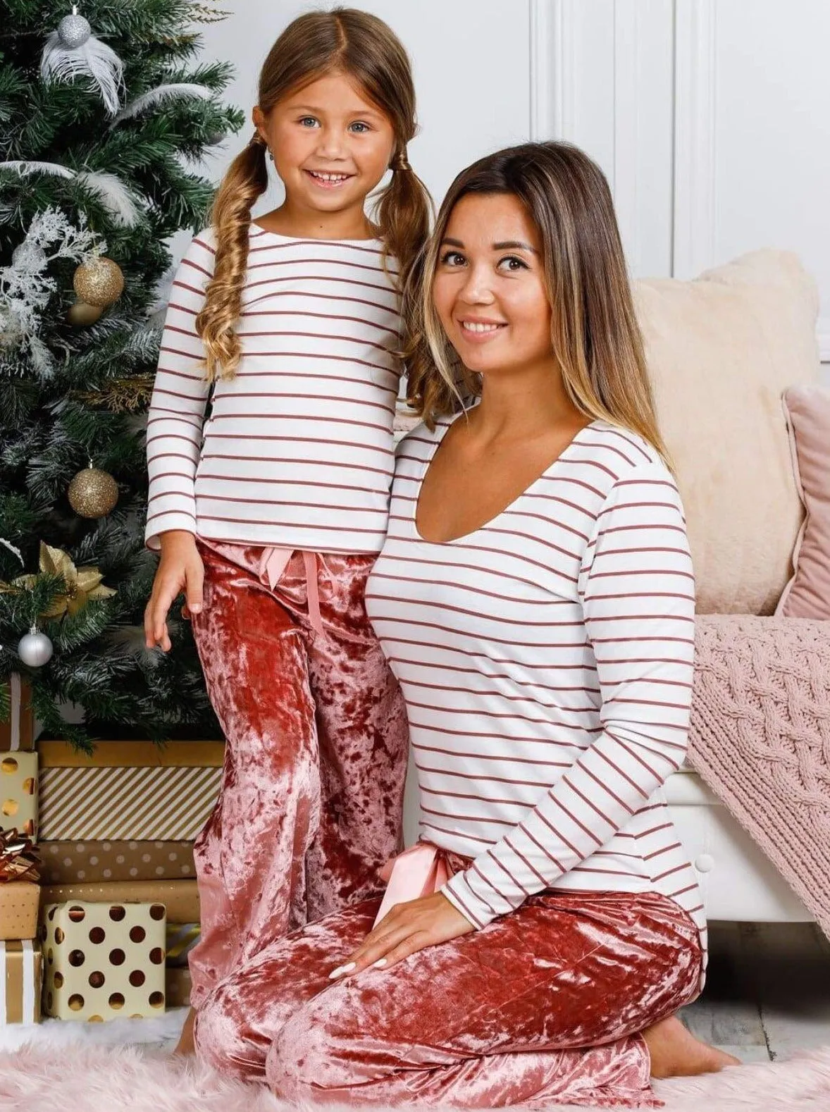 Mommy and Me Velvet Crush Lounge Pants