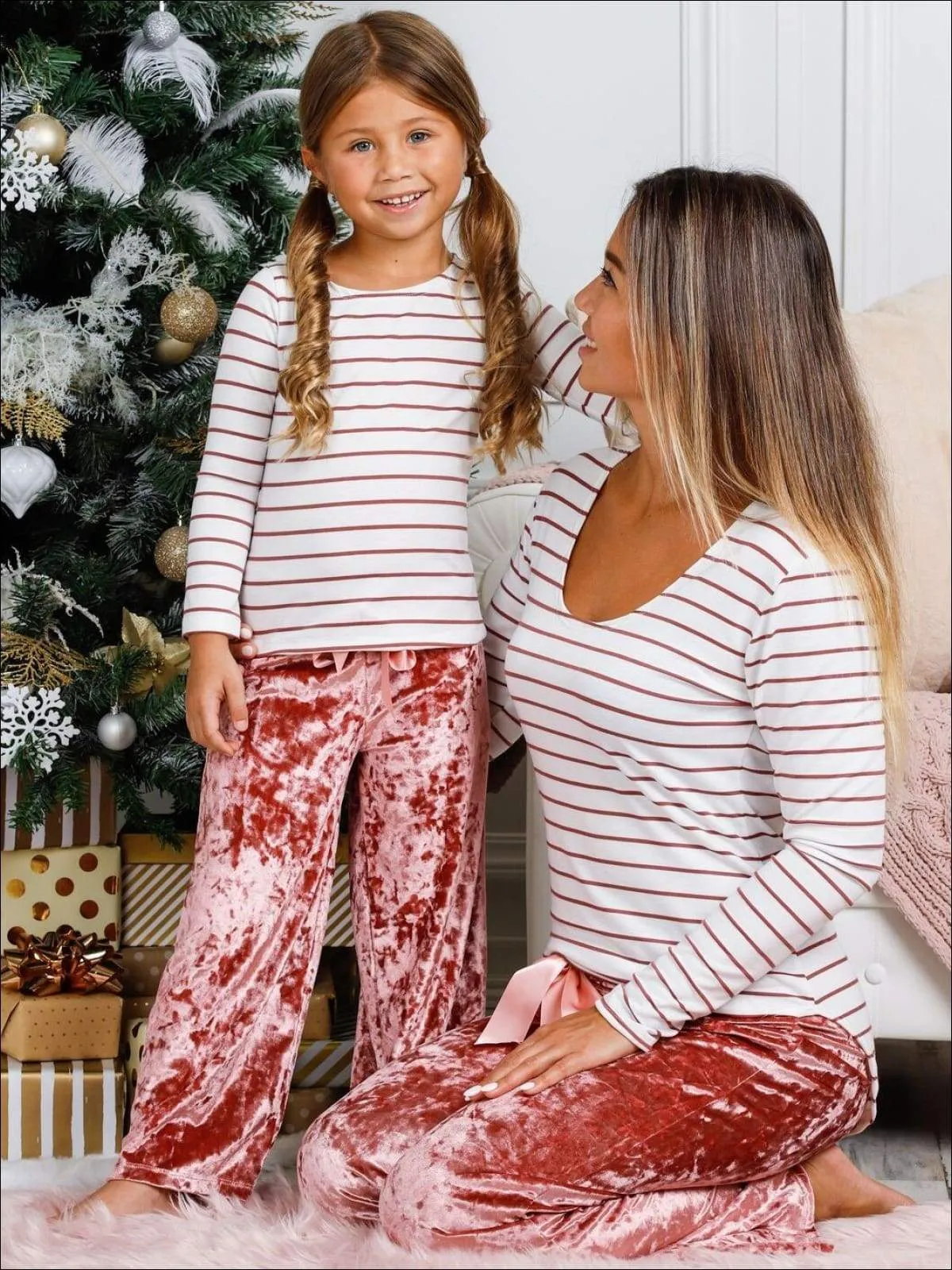 Mommy and Me Velvet Crush Lounge Pants