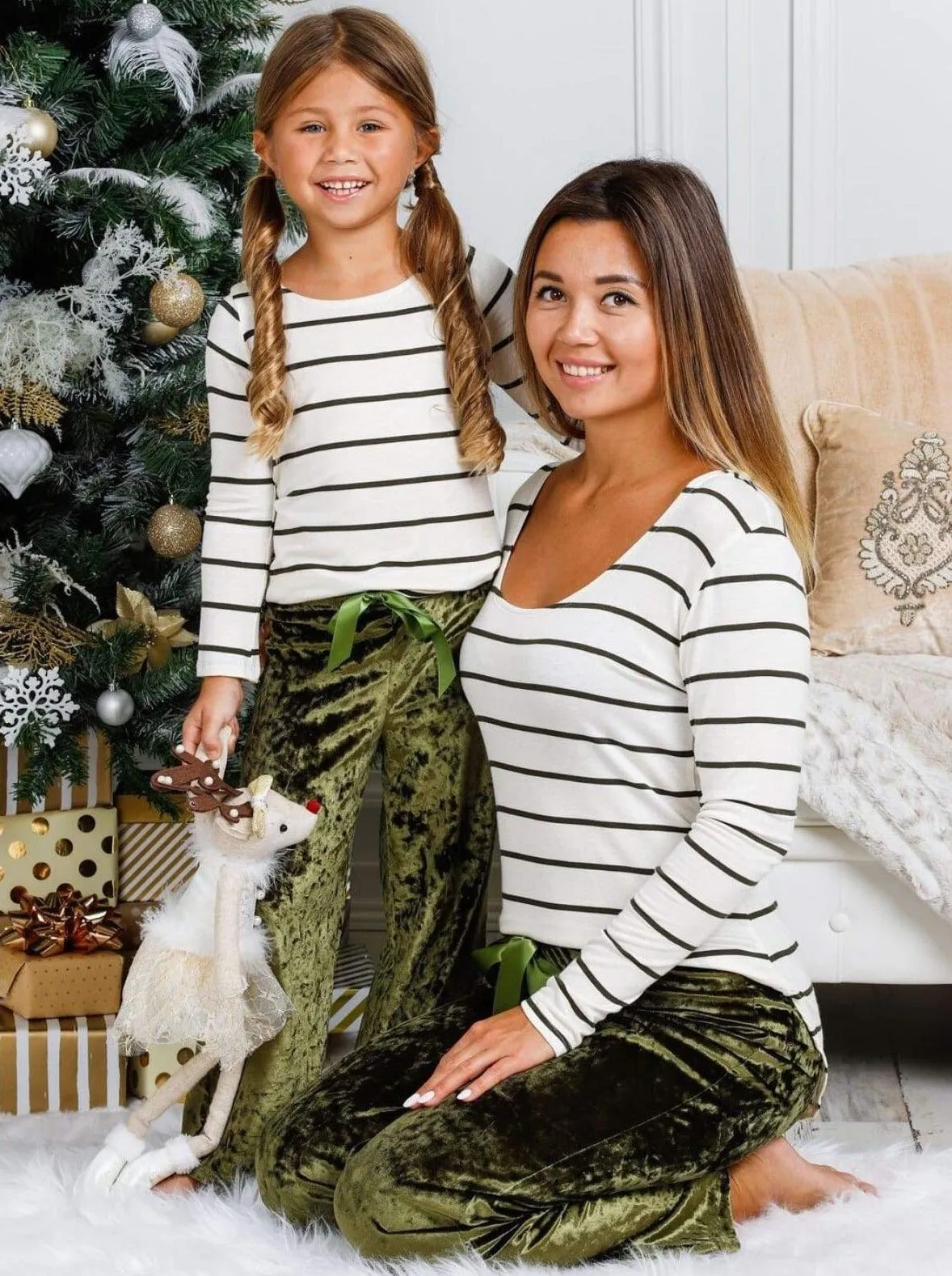 Mommy and Me Velvet Crush Lounge Pants