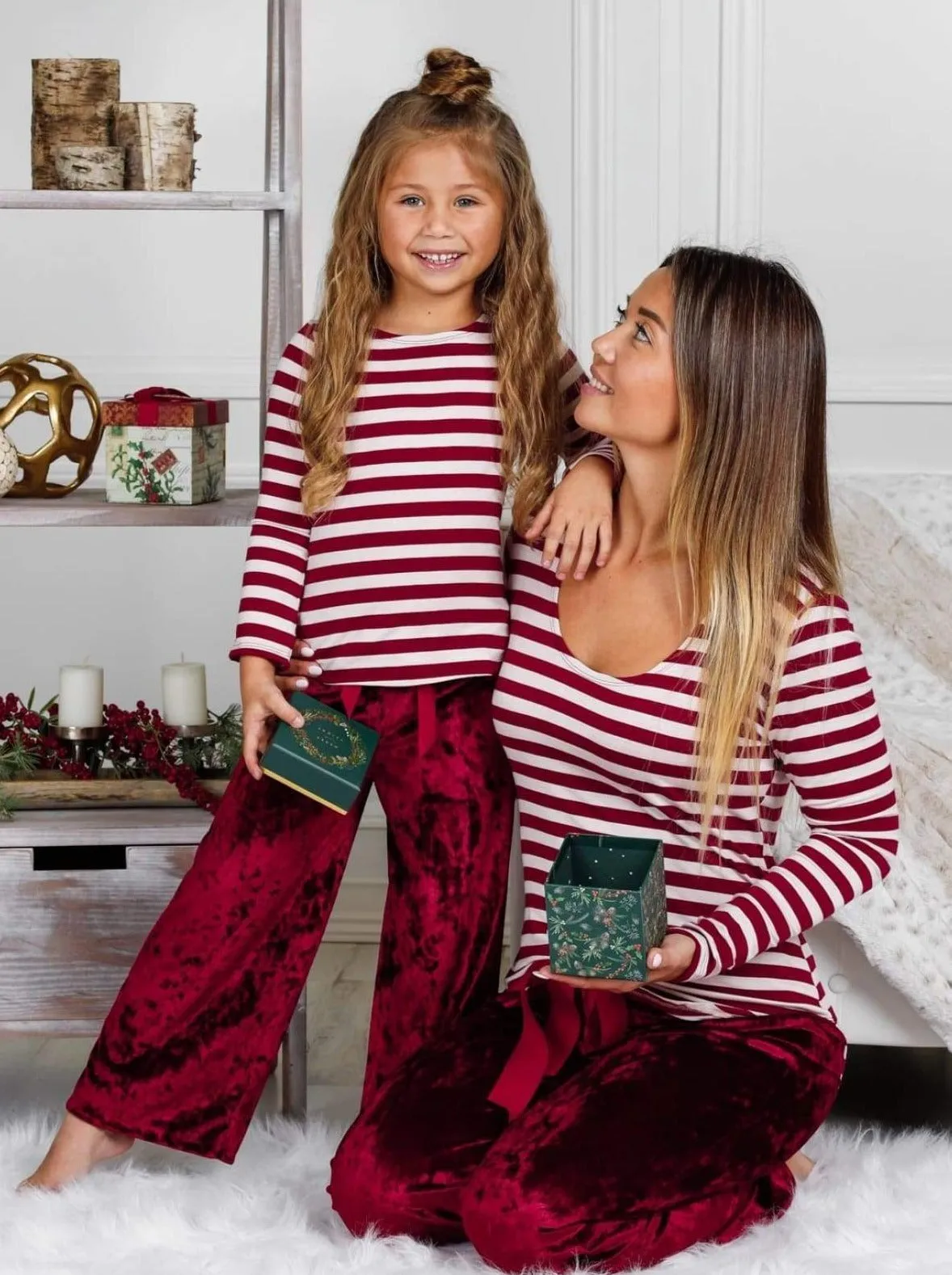 Mommy and Me Velvet Crush Lounge Pants