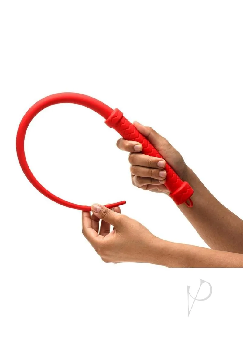 Ms Viper Tail Silicone Whip Red