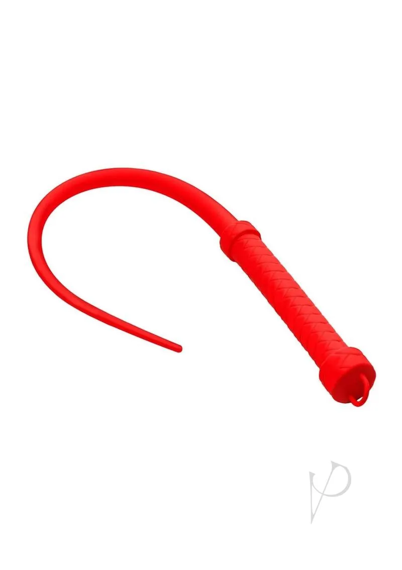 Ms Viper Tail Silicone Whip Red