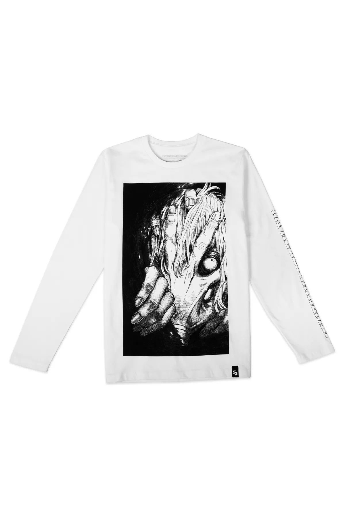 My Hero Academia Shigaraki Long Sleeve Tee - White