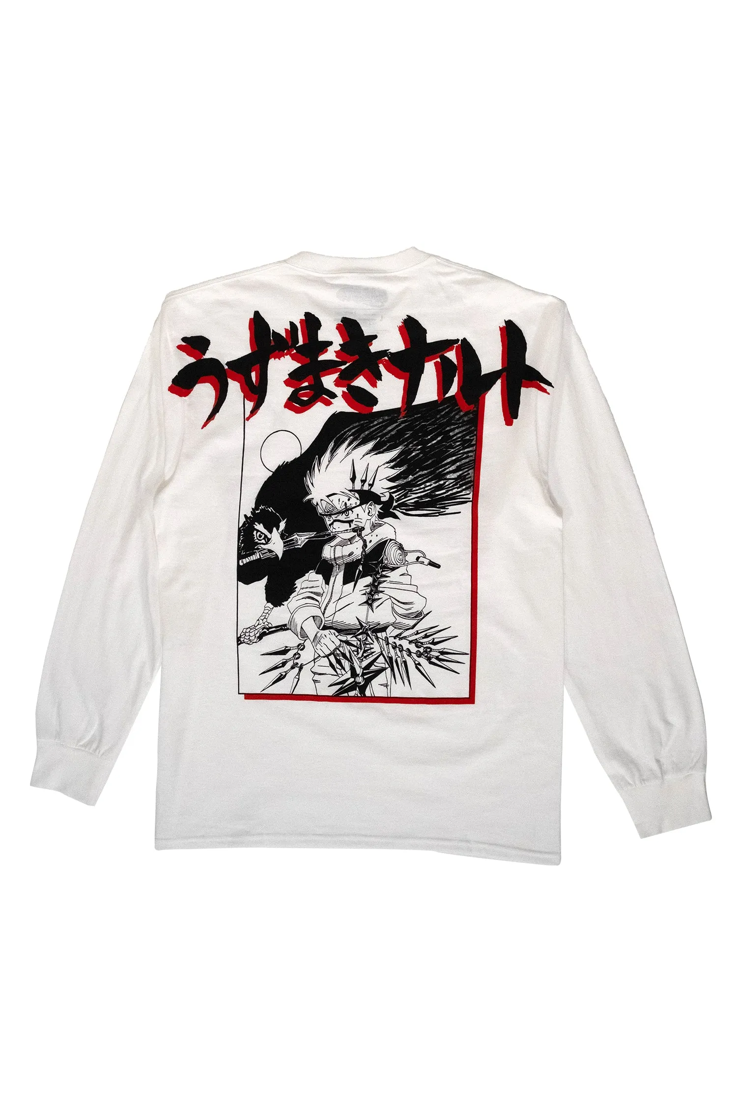 Naruto 25th Naruto Uzumaki LS Tee - White