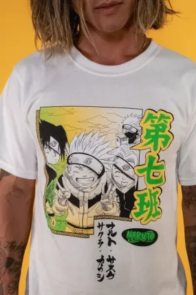 Naruto 25th Team 7 Tee - White