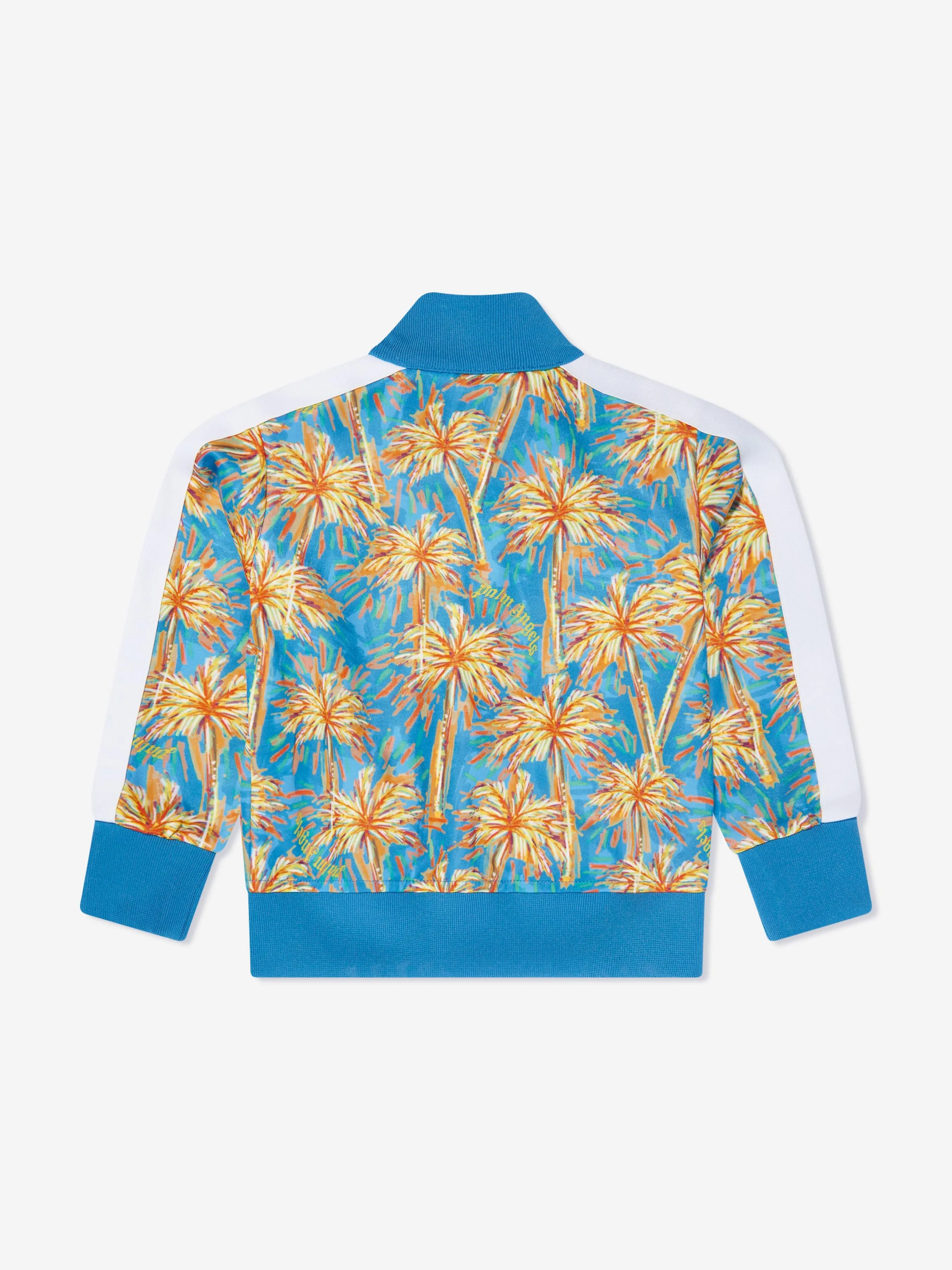 Palm Angels Boys PA Palms Track Jacket in Blue