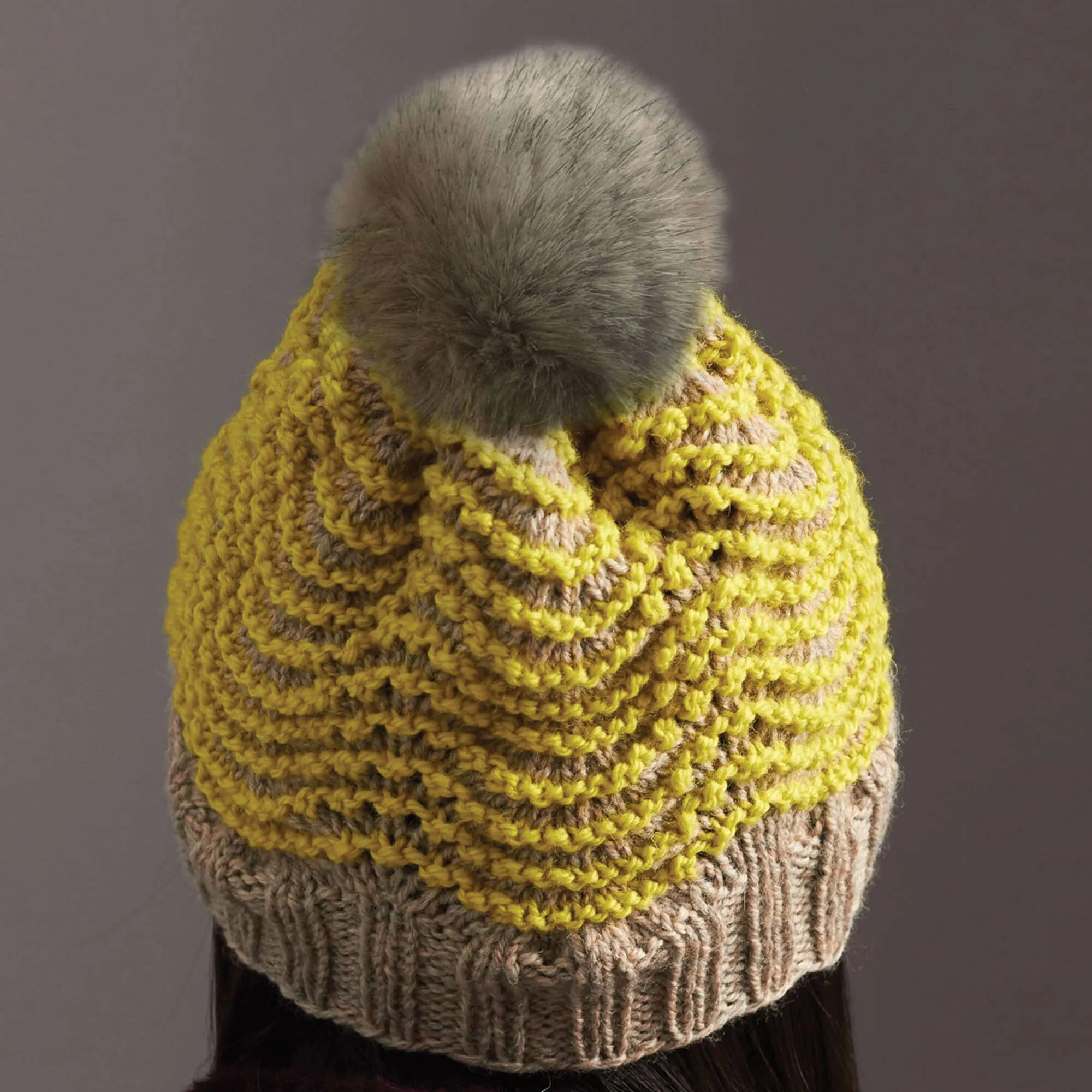 Patons Knit Ripple Hat