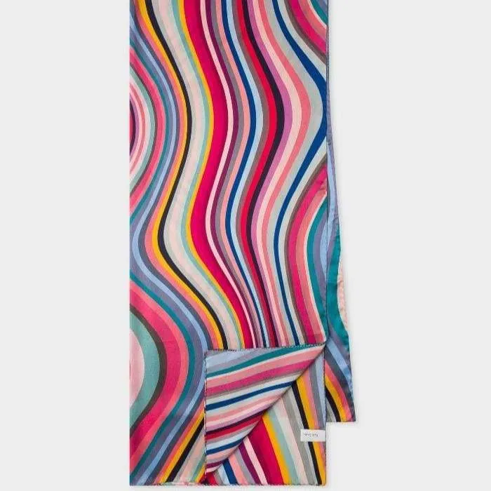 Paul Smith - Women's Swirl Print Silk Scarf