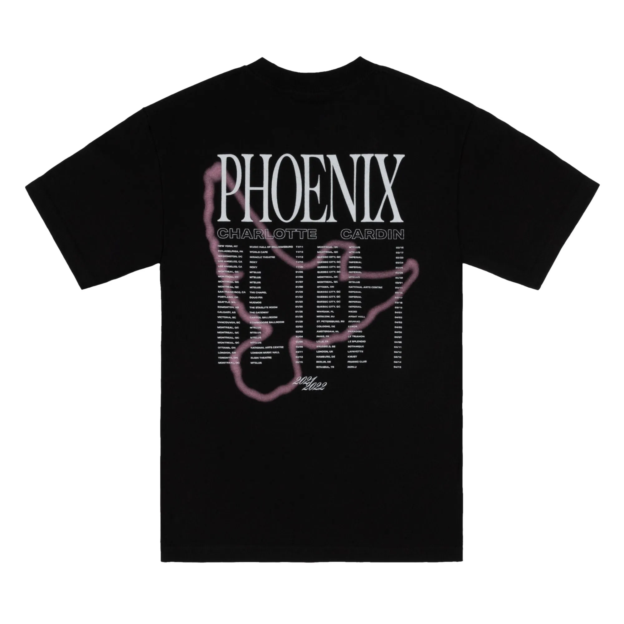 PHOENIX TOUR TEE BLACK