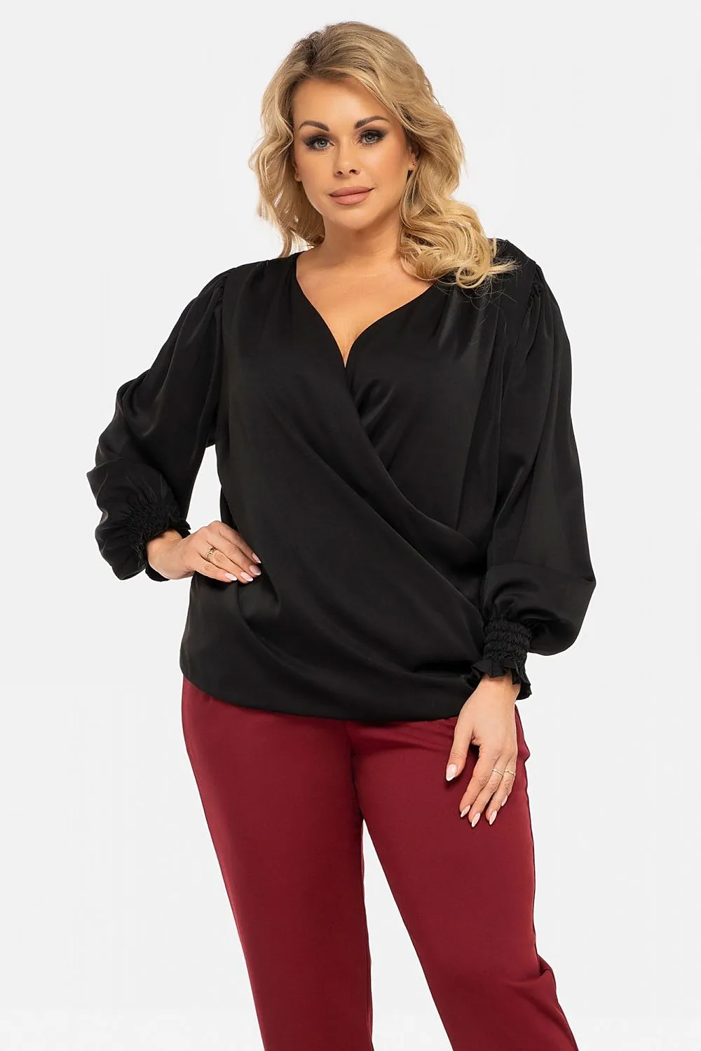 Plus size blouse model 190970 Karko