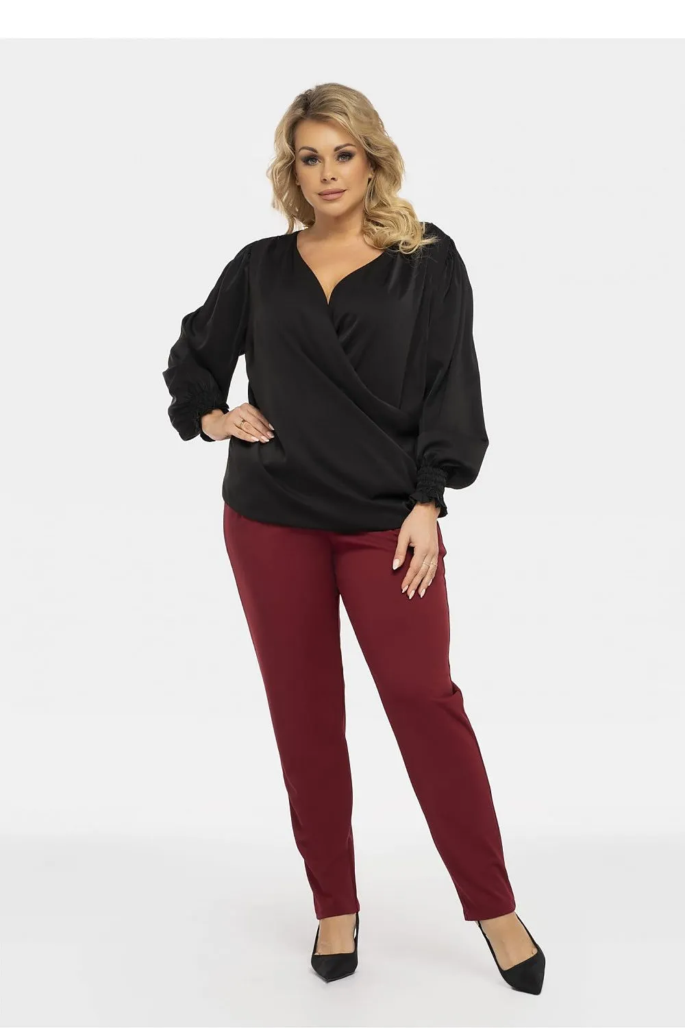 Plus size blouse model 190970 Karko