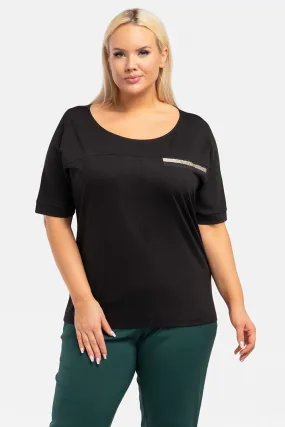 Plus size blouse model 193911 Karko