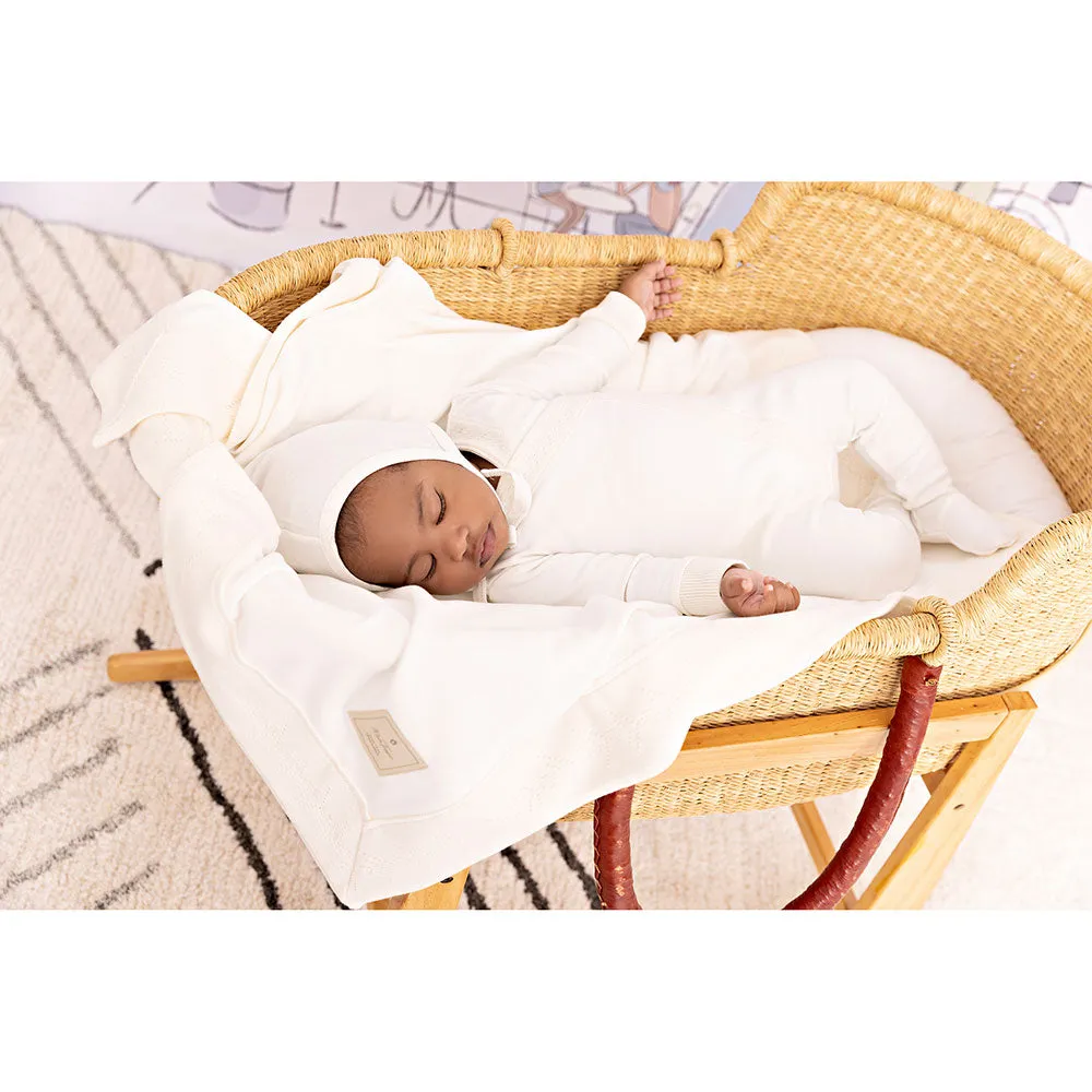 Pointelle Twist Ensemble Layette Set