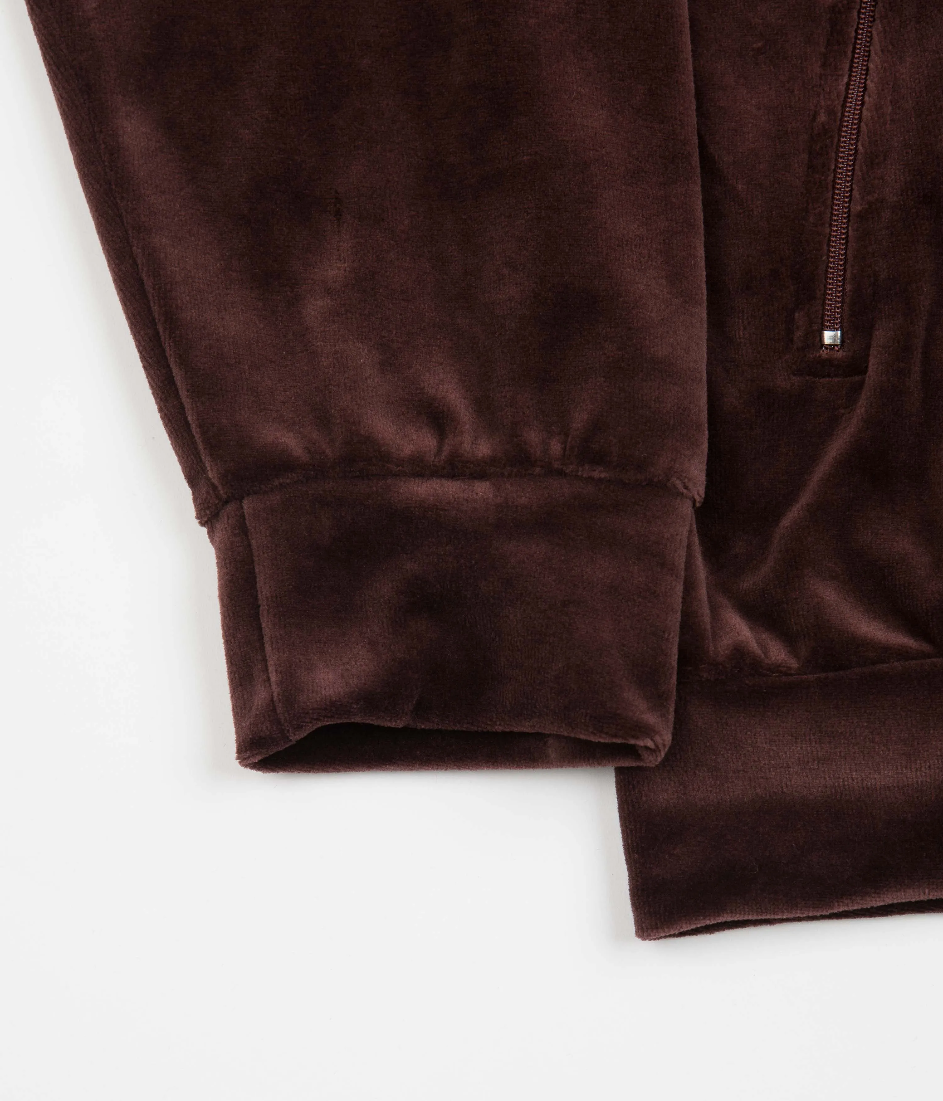 Polar Velour Track Jacket - Bordeaux