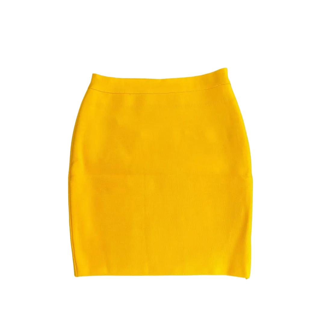 Pre Order:  Solid Bandage Mini Skirt