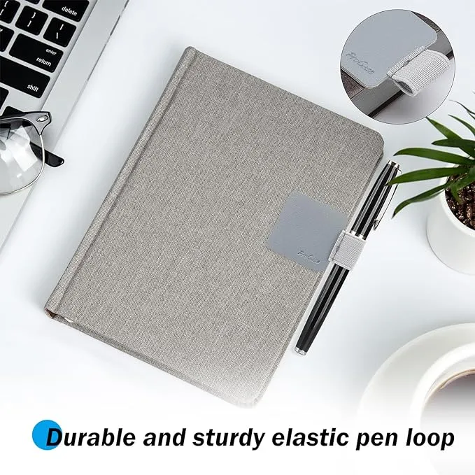 ProCase (5 Pack) Pen Loop Holder for Notebooks Journals Planners Tablet Case, Self Adhesive Leather Pencil Holder with Elastic Loop for Pens, Apple Pencil, Stylus Pen