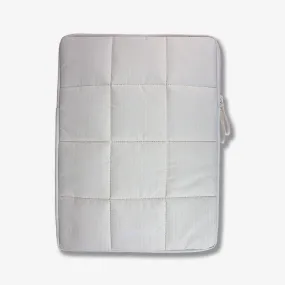 Puffy Laptop Sleeve - Ivory Corduroy