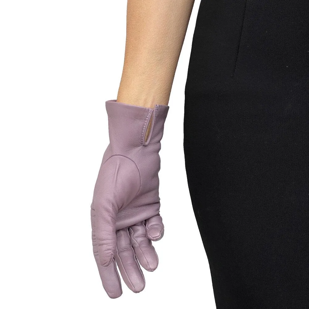 Rebecca - Women's Silk Lined Leather Gloves