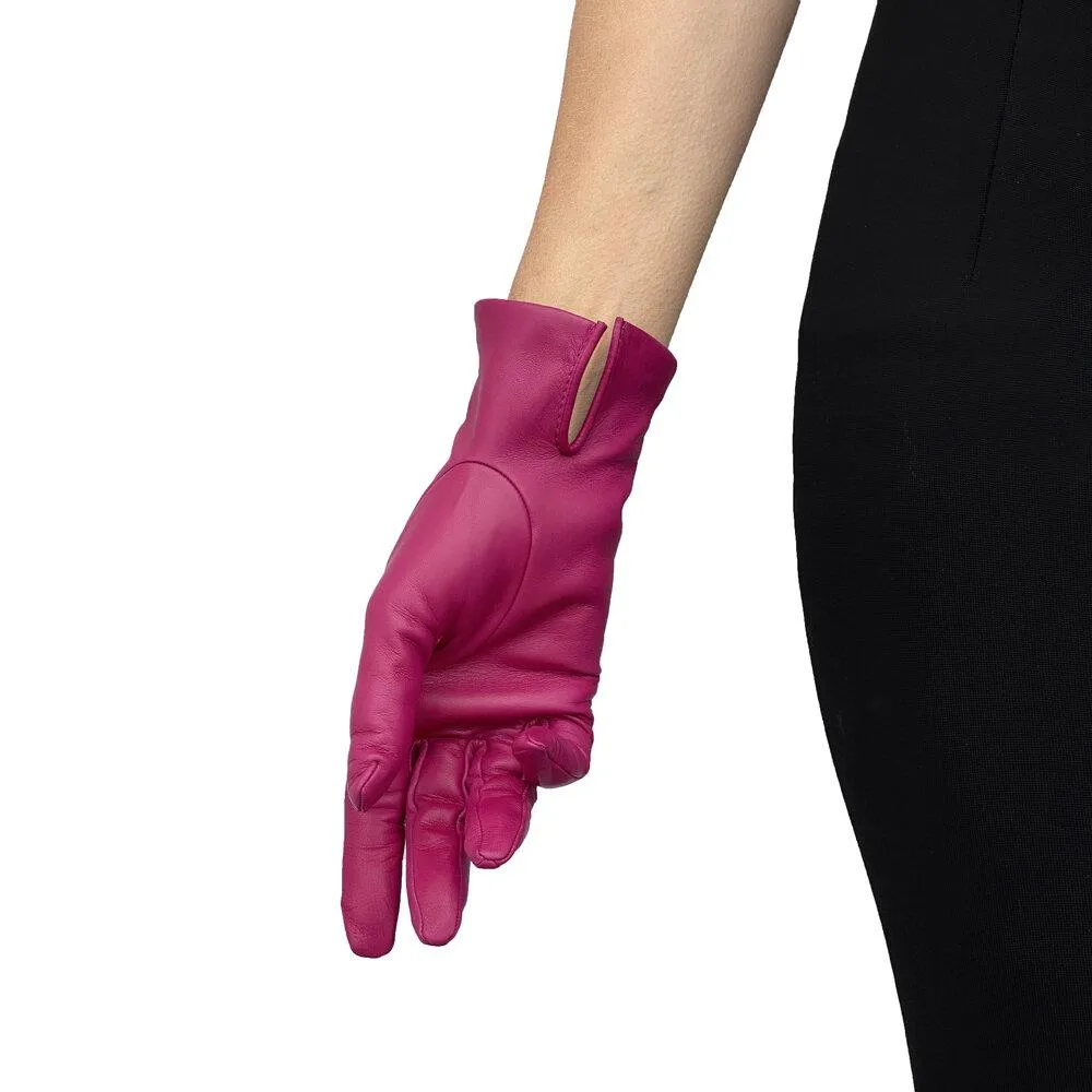 Rebecca - Women's Silk Lined Leather Gloves