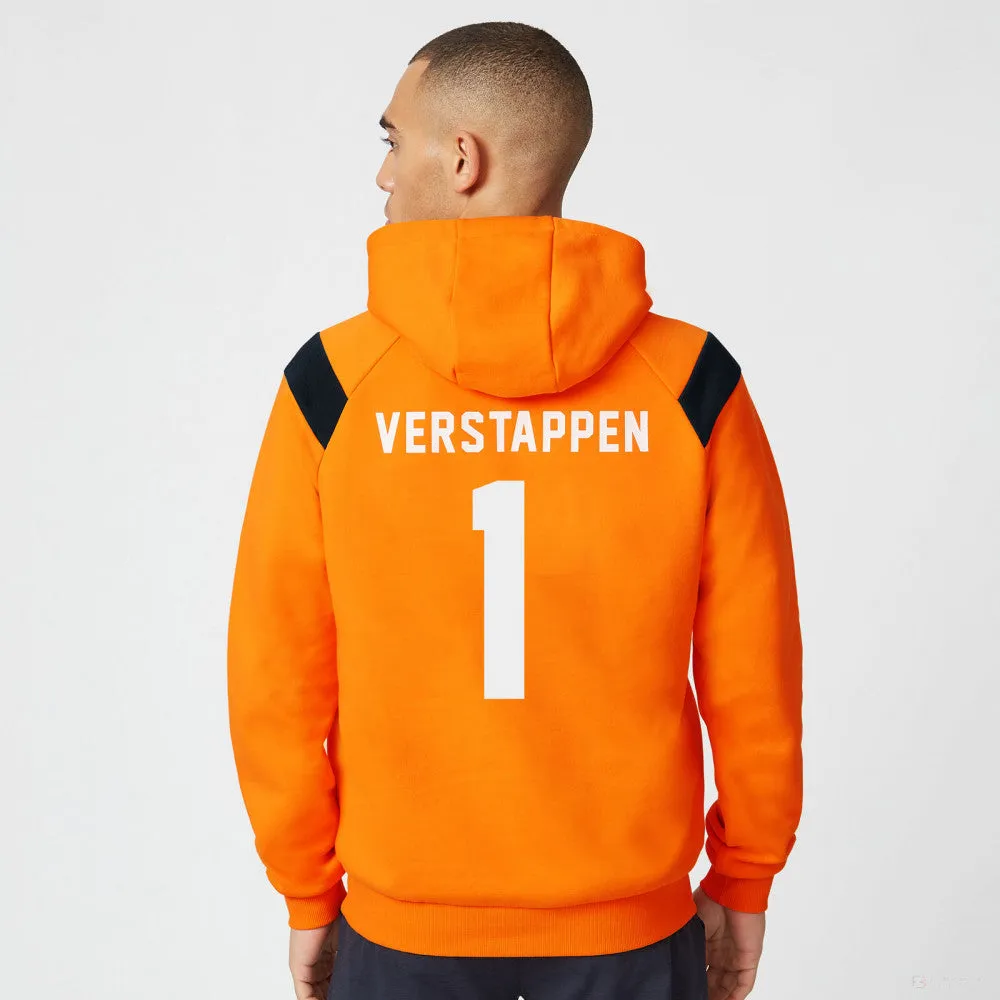 Red Bull Max Verstappen Sweater, Hooded, Orange, 2022