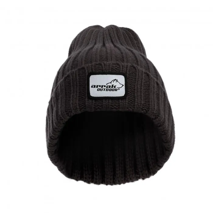 Ribbed Beanie (Anthracite)