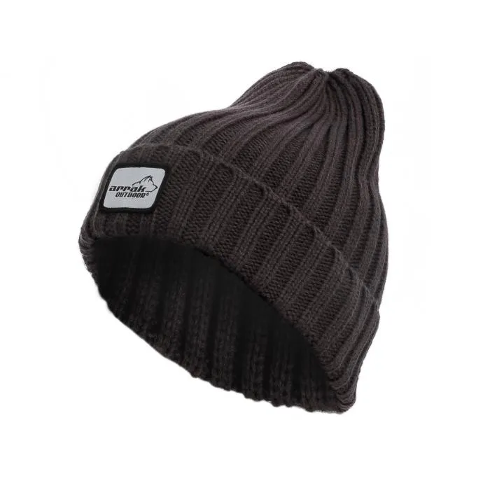 Ribbed Beanie (Anthracite)