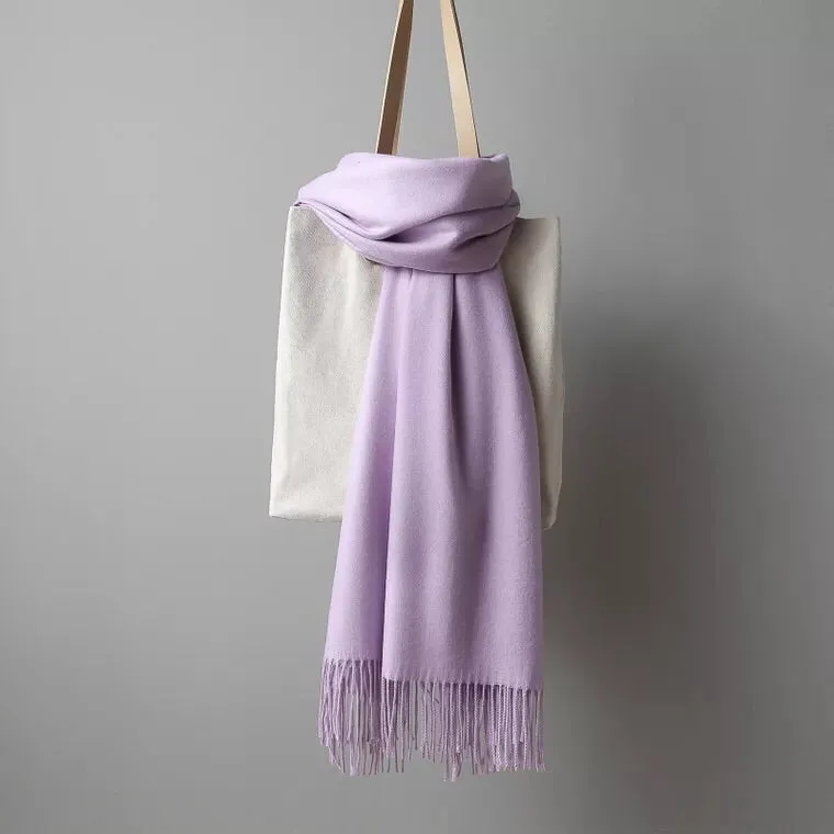 Simple Wool Warm Long Scarf Women Accessories  Christmas gift Thanksgiving gift