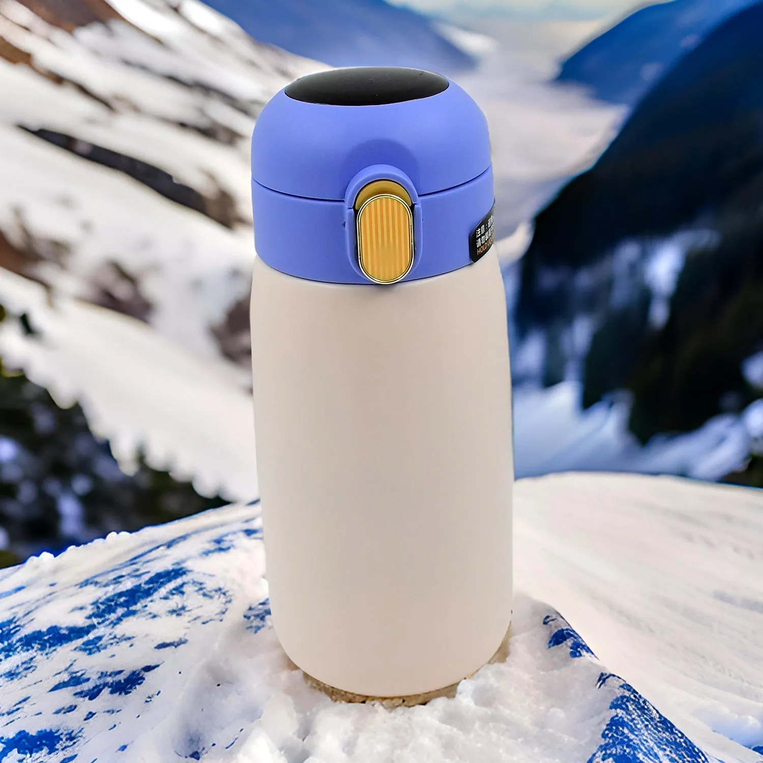 Smart Vacuum Insulated Water Bottle With LED Temperature Display (420 ML)