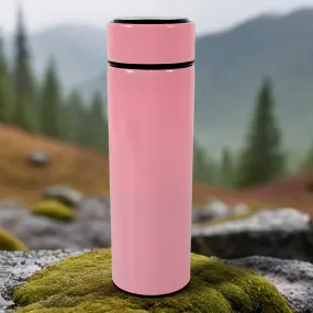 Smart Vacuum Insulated Water Bottle with LED Temperature Display, Cold & Hot | Leak Proof | Office Bottle | Gym | Home | Kitchen | Hiking | Trekking | Travel Bottle  (Mix Color & Design / 500 ML)