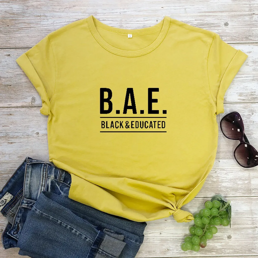 T-Shirt B.A.E BLACK&EDUCATED