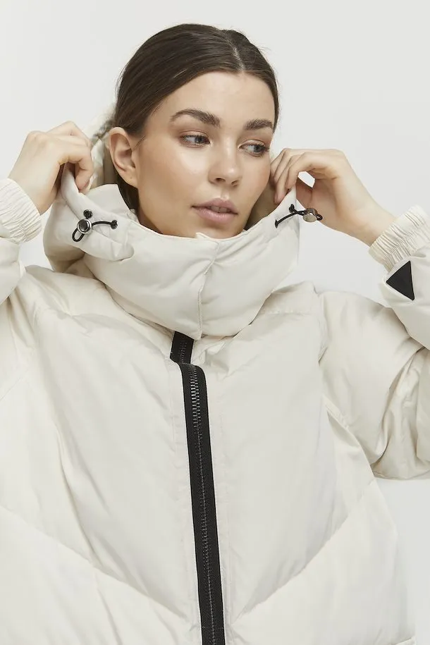 The Kae Puffer Coat - Birch - PLUS