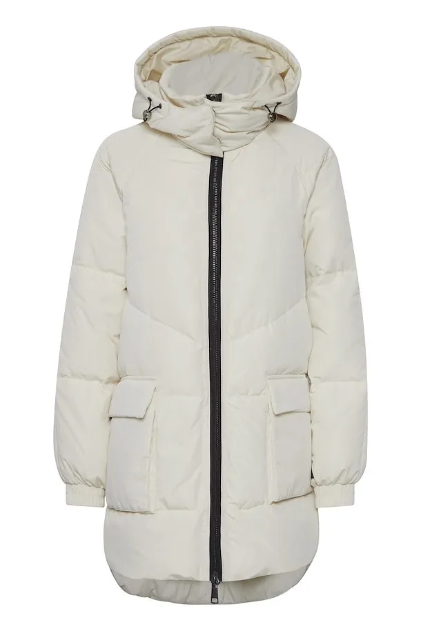 The Kae Puffer Coat - Birch - PLUS