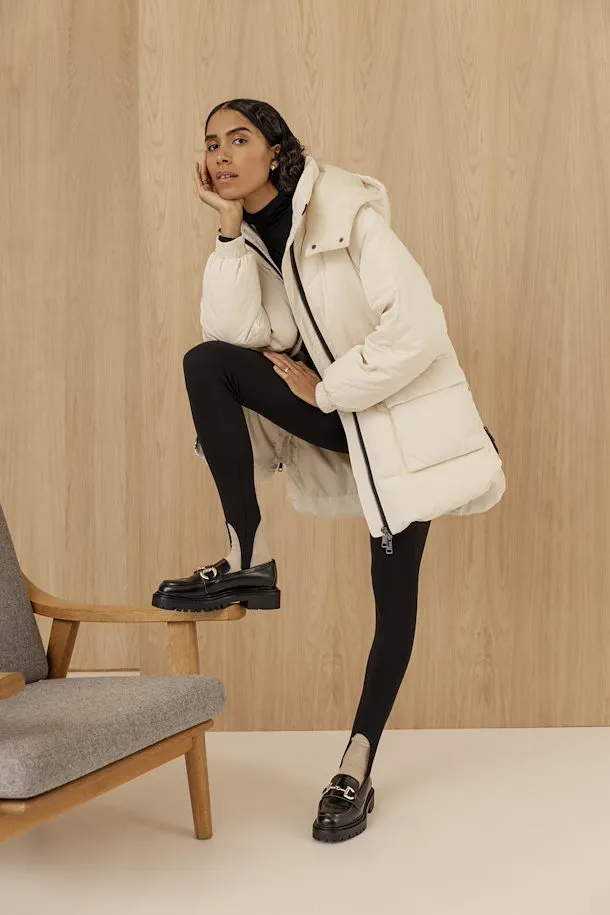 The Kae Puffer Coat - Birch - PLUS