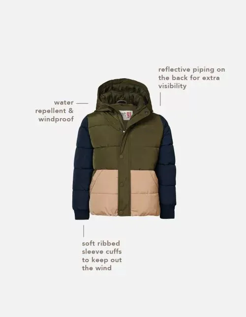 The Weaver Puffer Jacket - Ivy Green - KIDS