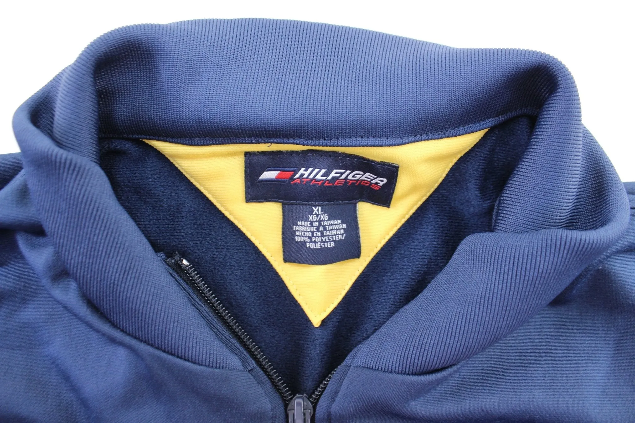 Tommy Hilfiger Athletics Embroidered Striped Track Zip Up Jacket