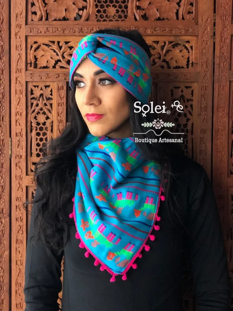 Turban Headband and Matching Scarf