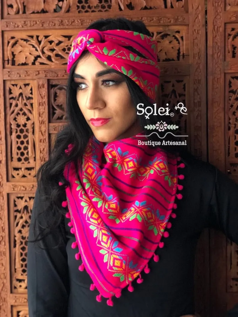 Turban Headband and Matching Scarf