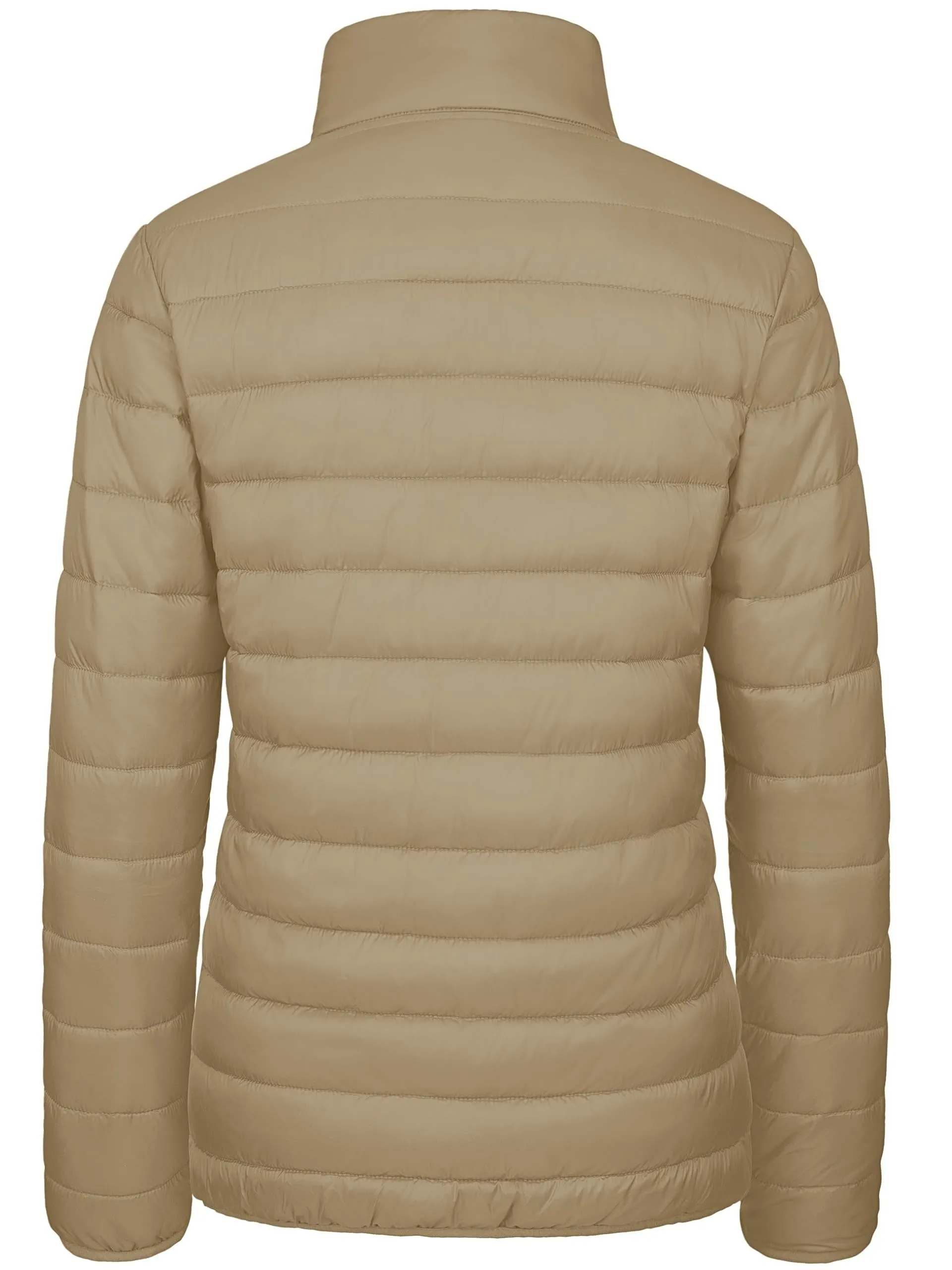 Ultra-Lightweight Quilted Puffer Coat - Fuss-Free Zip Up, Cozy Long Sleeves, Exceptional Warmth Retention - Ideal for Chilly Fall & Winter Days, Womens Casual Outerwear for Everyday Wear