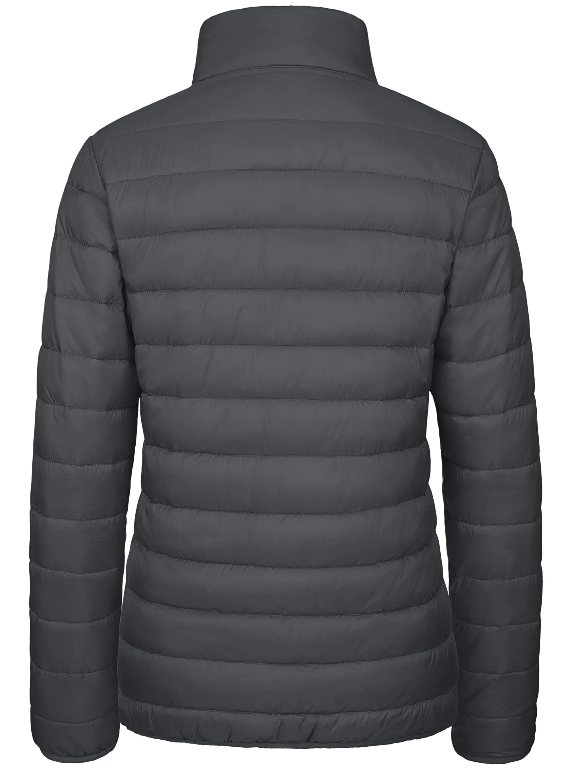 Ultra-Lightweight Quilted Puffer Coat - Fuss-Free Zip Up, Cozy Long Sleeves, Exceptional Warmth Retention - Ideal for Chilly Fall & Winter Days, Womens Casual Outerwear for Everyday Wear