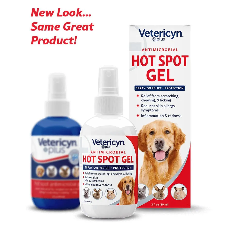 Vetericyn Plus Antimicrobial Hot Spot Gel, 3 oz