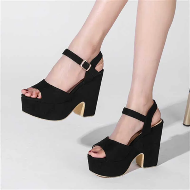 Vibrant and Solid Color High Heel and Platform Shoes