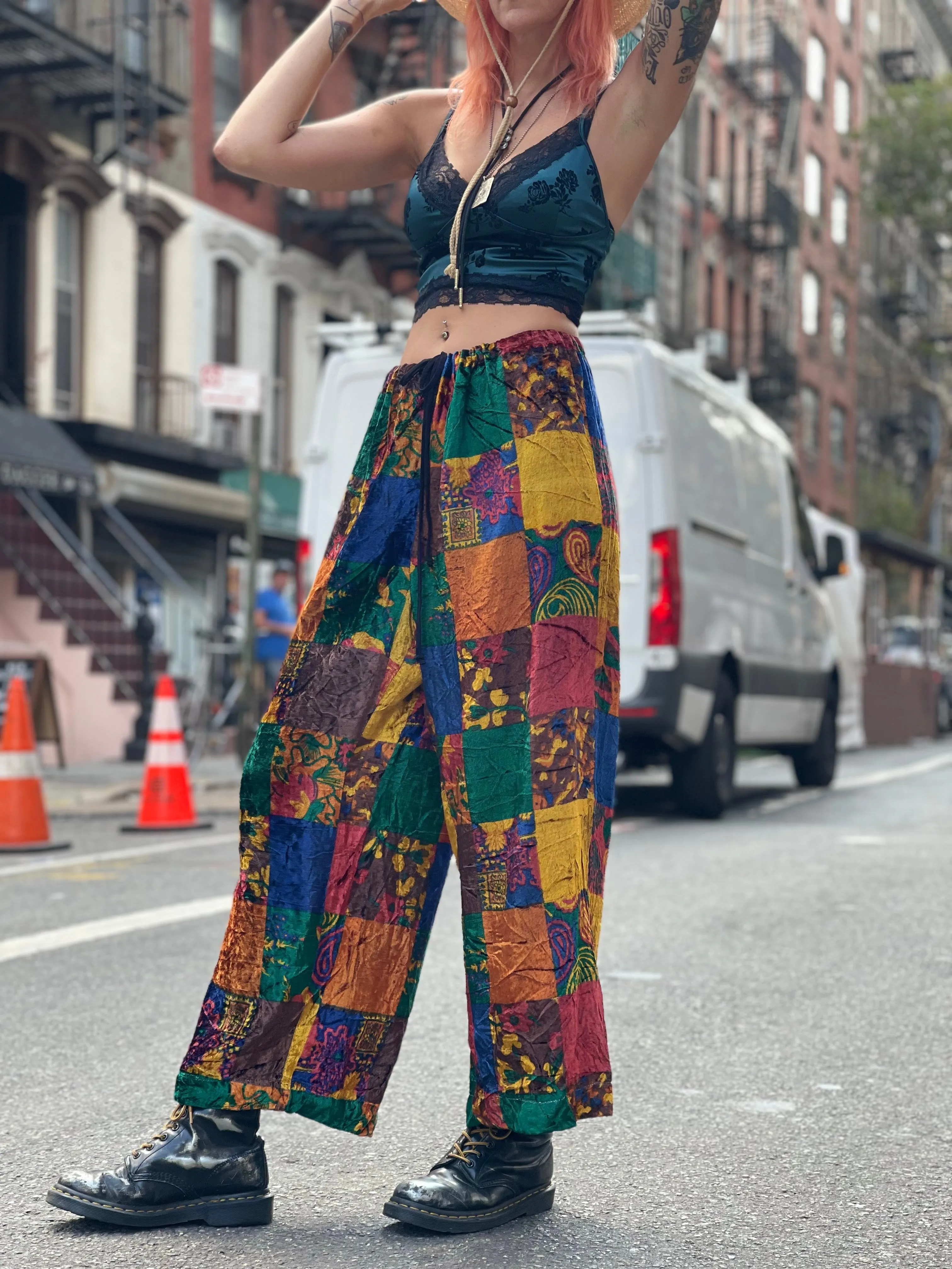 Vintage 90s Todd Oldham Patchwork Pants