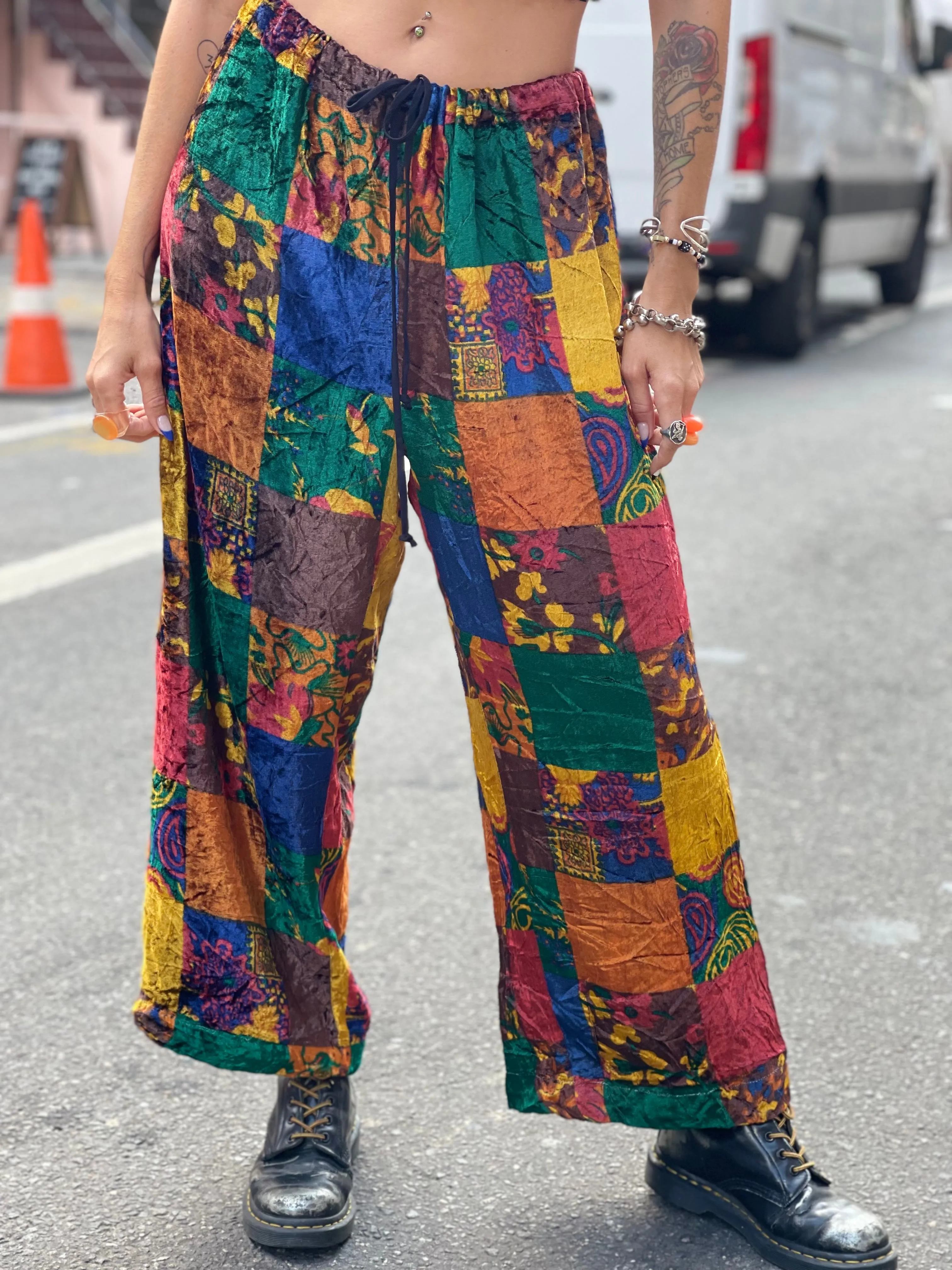 Vintage 90s Todd Oldham Patchwork Pants