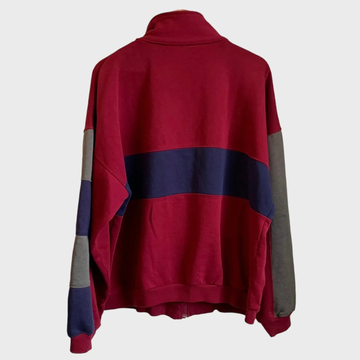 Vintage Maroon Track Jacket L