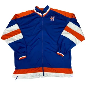 Vintage Nineties Orange, White and Blue Nike Zip-Up Track Jacket XL