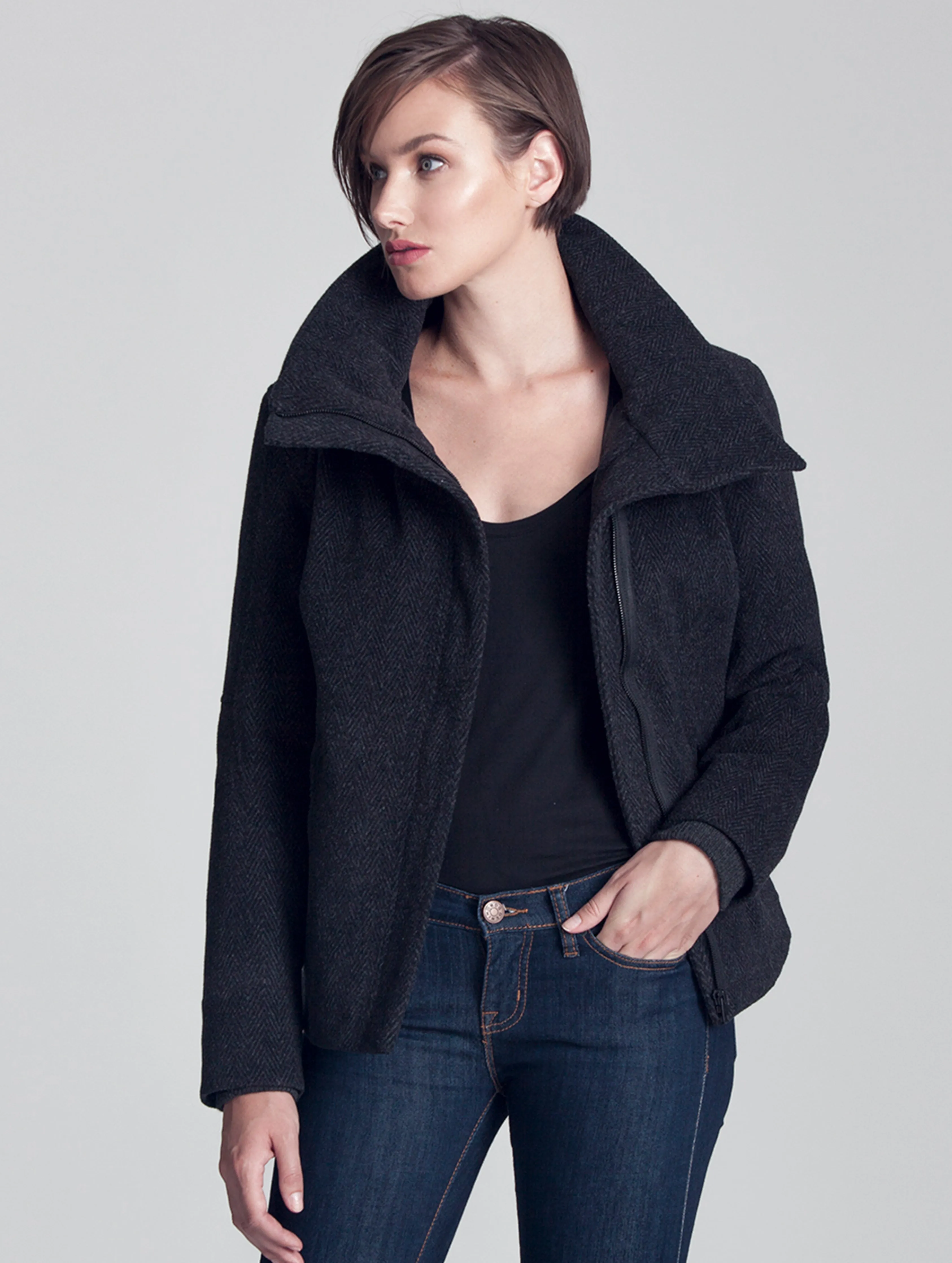 W Crosby Jacket - Charcoal Heather