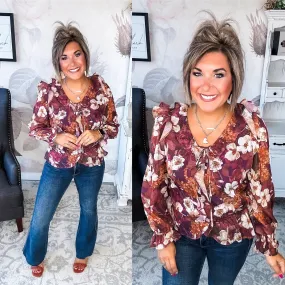 Wanted to Stay Floral Blouse