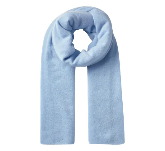 White   Warren - Cashmere Travel Wrap in Icy Blue