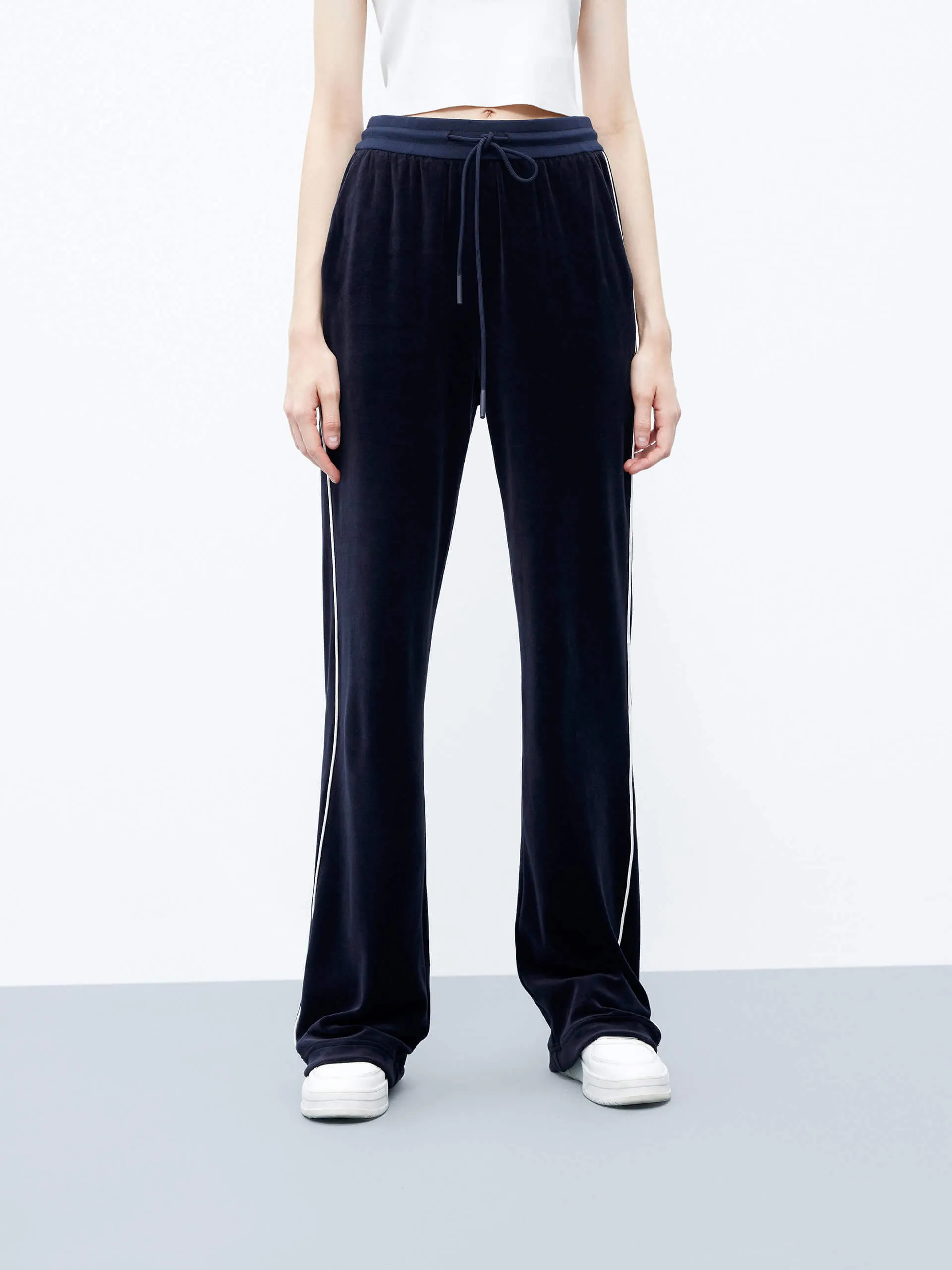 Wide Leg Drawstring Pants